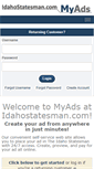 Mobile Screenshot of myads.idahostatesman.com